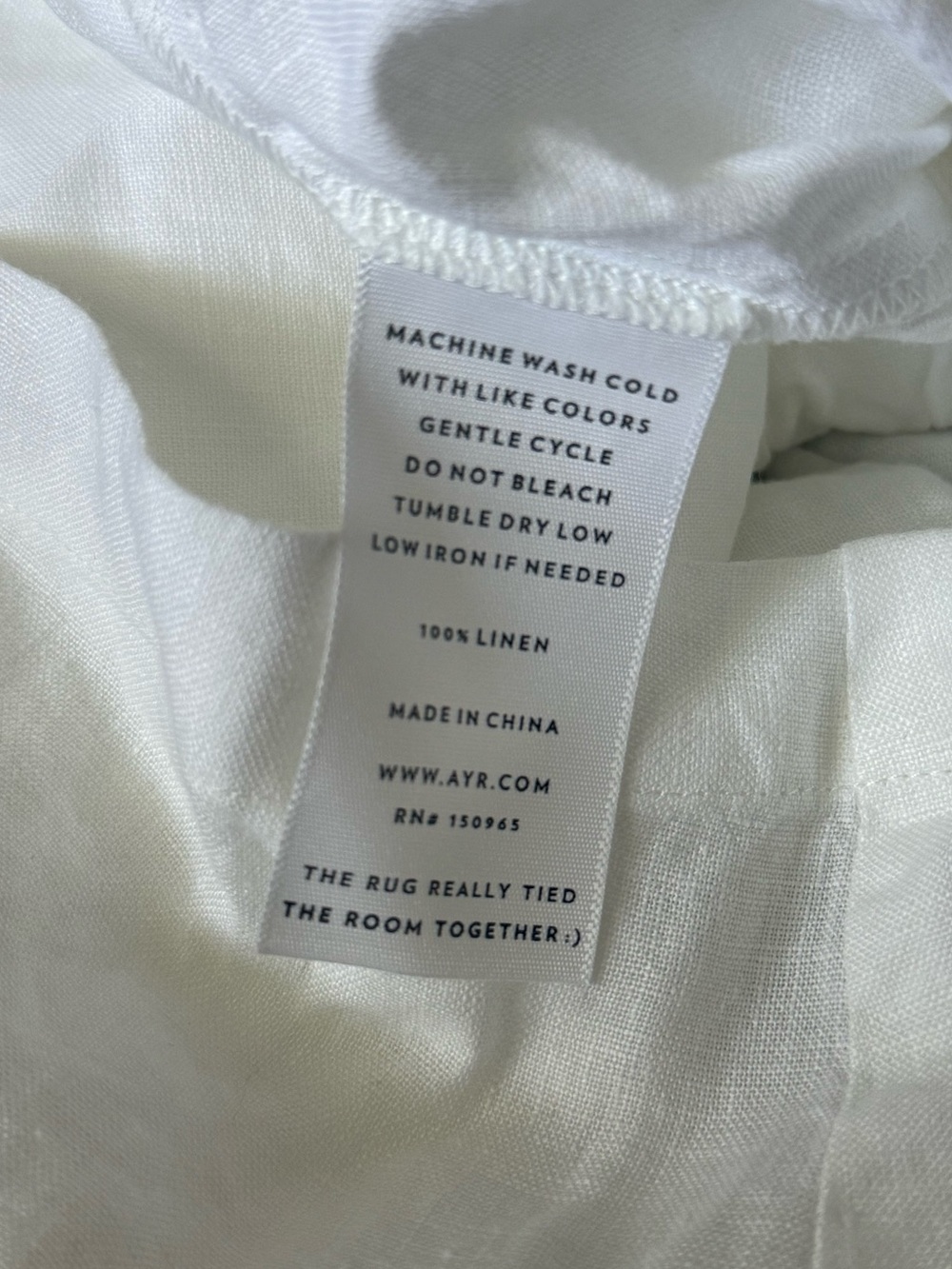 AYR The Shimmy Linen Shorts - Picture 5 of 5